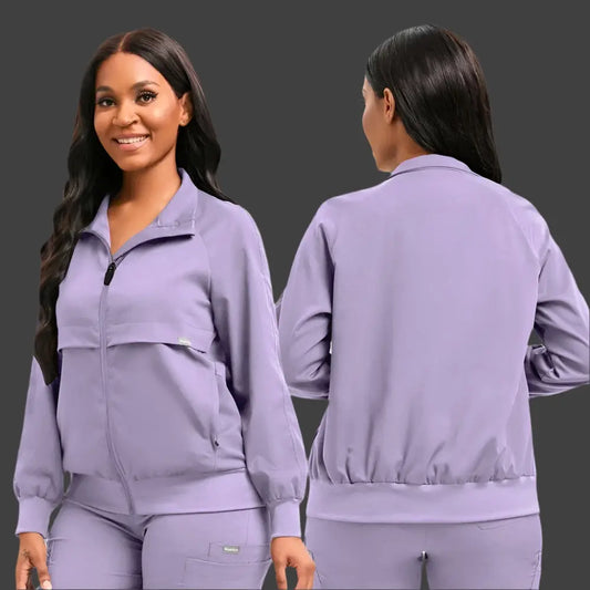 Unisex, Scrub Jacket for Healthcare Professionals, Nurse, Doctor - Healthcare Vibes