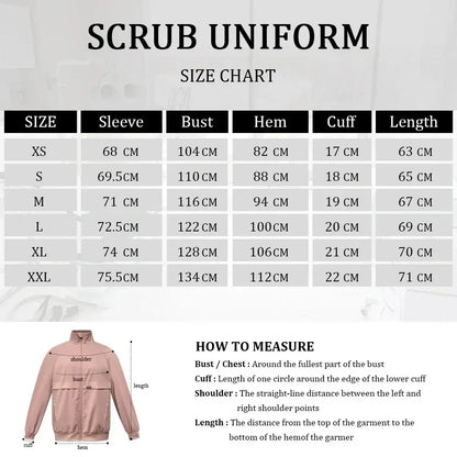 Unisex, Scrub Jacket for Healthcare Professionals, Nurse, Doctor - Healthcare Vibes