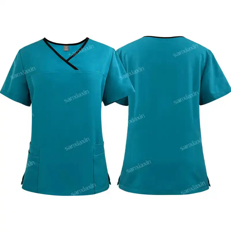 Medical Scrubs Set, Hospital Uniforms with Pockets - Healthcare Vibes