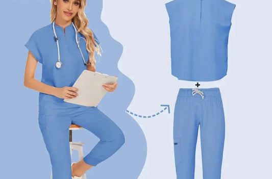Women's Hospital Uniform, Nurse and Doctor Scrubs - Healthcare Vibes