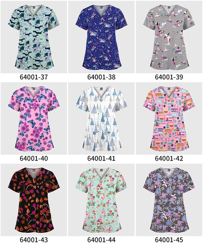 Women's Scrubs, Printed Tops, Scrub Shirts - Healthcare Vibes