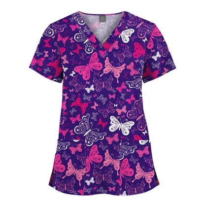 Women's Scrubs, Printed Tops, Scrub Shirts - Healthcare Vibes
