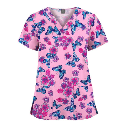Women's Scrubs, Printed Tops, Scrub Shirts - Healthcare Vibes
