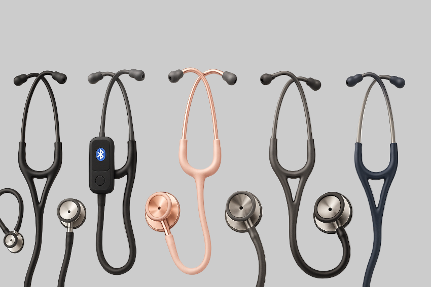 "High-Quality Neonatal & Bluetooth Stethoscopes | Rose Gold & Titanium Options Available"